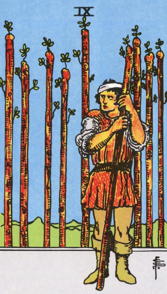 Nine of wands