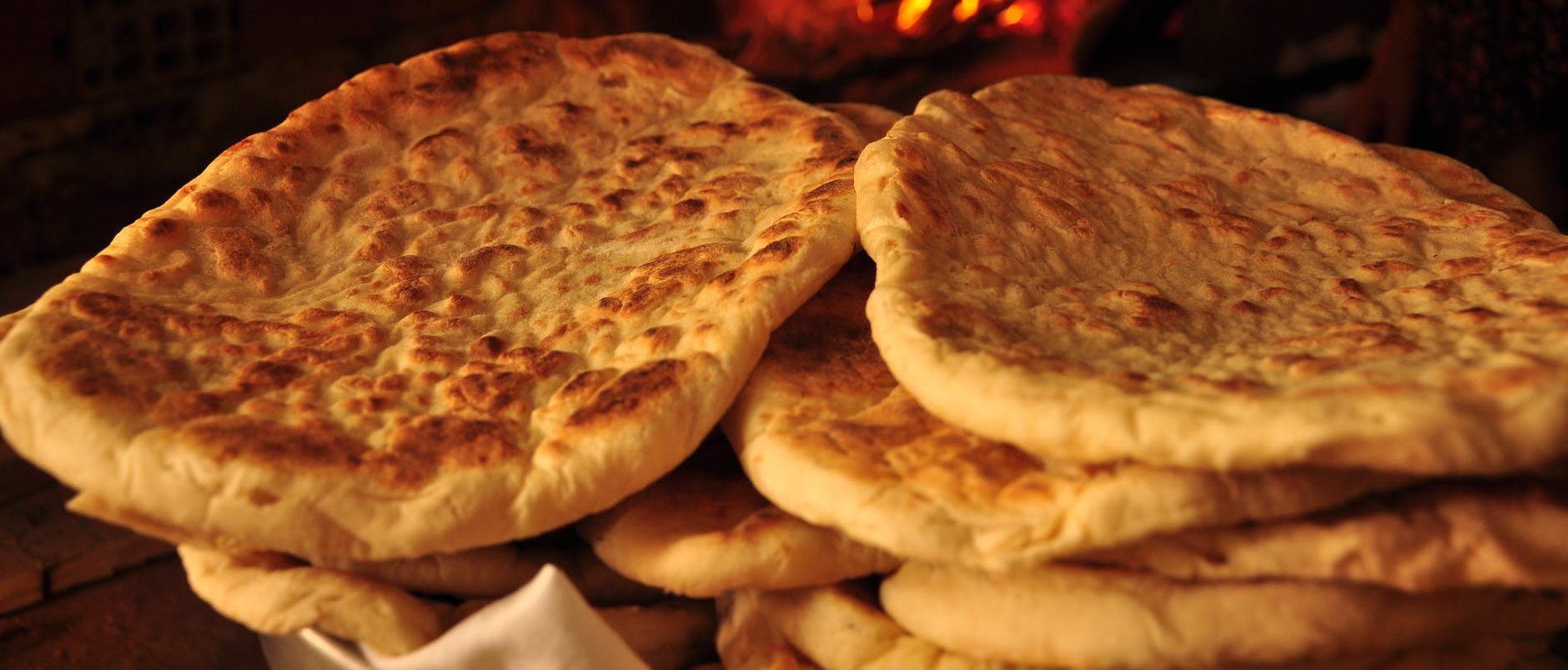 Garlic sesame flatbread